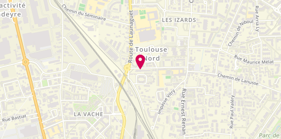 Plan de CHARPENTIER Emmanuelle, 25 Chemin d'Audibert, 31200 Toulouse