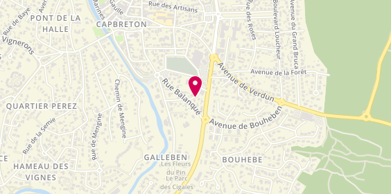 Plan de LILE Christelle, 10 Rue des Frères Gelibert, 40130 Capbreton