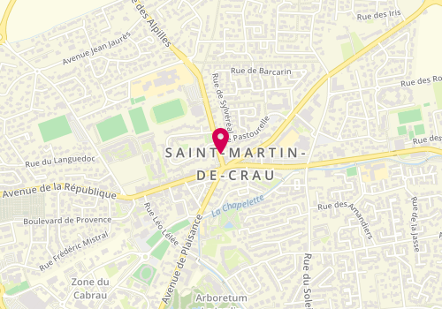 Plan de AUGUSTIN Sylvie, 6 Avenue des Alpilles, 13310 Saint-Martin-de-Crau