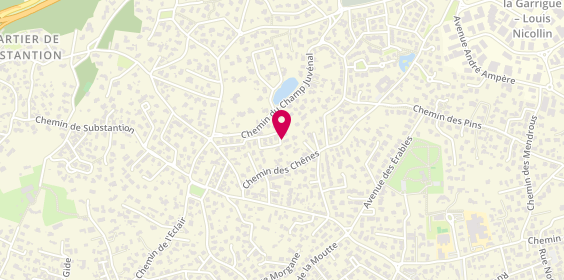 Plan de HEBLES Béatrice, 18 Rue du Clos Martin, 34170 Castelnau-le-Lez