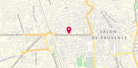 Plan de JACOB Frédéric, 326 Boulevard de la Republique, 13300 Salon-de-Provence