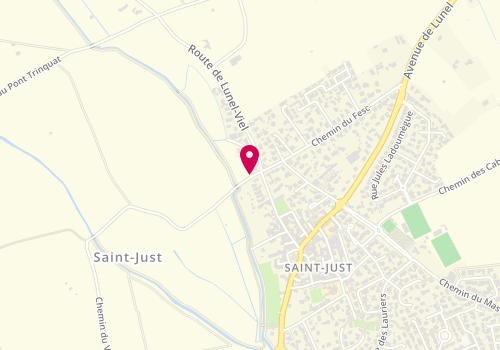 Plan de RAYNARD Annie, 35 Chemin de Vire Vire, 34400 Saint-Just
