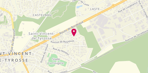 Plan de PECHAMAT Sylvie, Impasse du Sablar, 40230 Saint-Vincent-de-Tyrosse