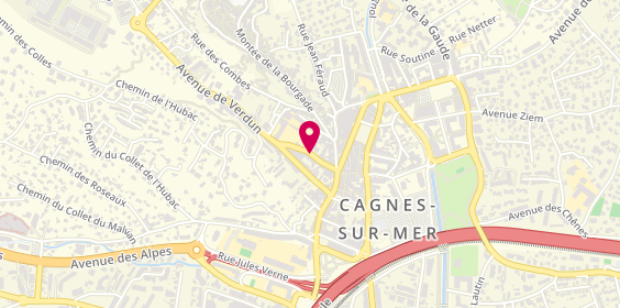 Plan de SEEMANN CRESP Camille, 11 Avenue de l'Hotel de Ville, 06800 Cagnes-sur-Mer
