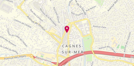 Plan de CARO Marie Hélène, 3 Place de Gaulle, 06800 Cagnes-sur-Mer