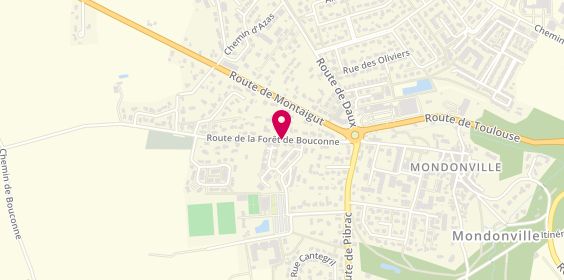 Plan de BOZEC Théo, 16 Chemin de Bouconne, 31700 Mondonville