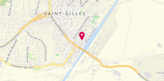 Plan de JUST Solenne, 12 Rue des Templiers, 30800 Saint-Gilles