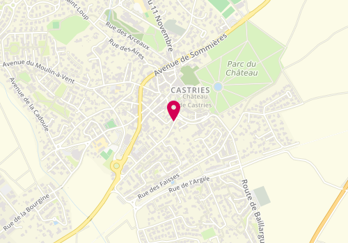 Plan de CARRIERE Mireille, 4 Lotissement Sainte Catherine, 34160 Castries