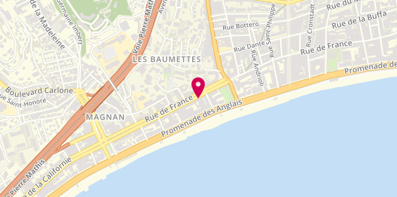 Plan de CARRE Pascale, 135 Rue de France, 06000 Nice
