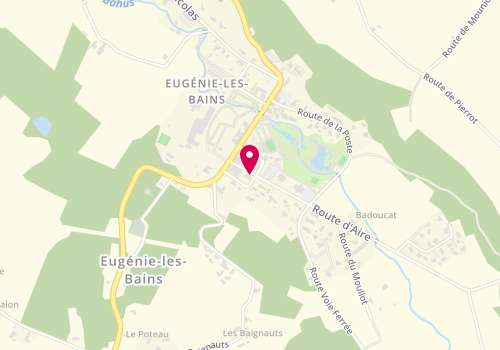 Plan de COLIN Sylvie, 78 Route d'Aire, 40320 Eugénie-les-Bains
