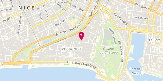 Plan de CAUBEL Hélène, 24 Rue Centrale, 06300 Nice