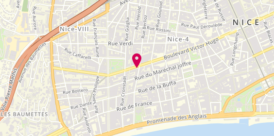 Plan de DUJARDIN Anne Gaëlle, 53 Boulevard Victor Hugo, 06000 Nice