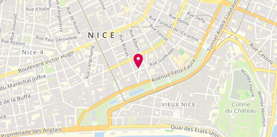 Plan de BENSOUSSAN Déborah, 54 Rue Gioffredo, 06000 Nice
