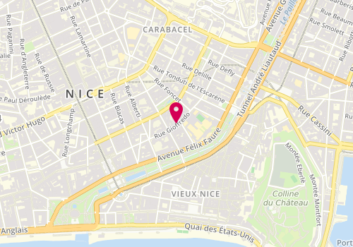 Plan de DELCOURT Yannick, 40 Rue Gioffredo, 06000 Nice