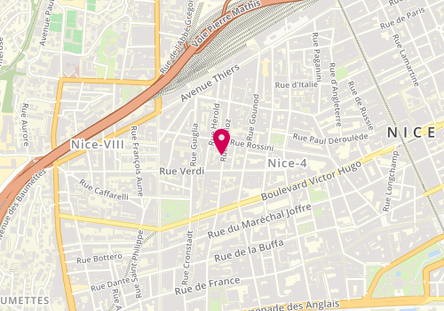 Plan de TALEC Sylvie, 17 Rue Berlioz, 06000 Nice