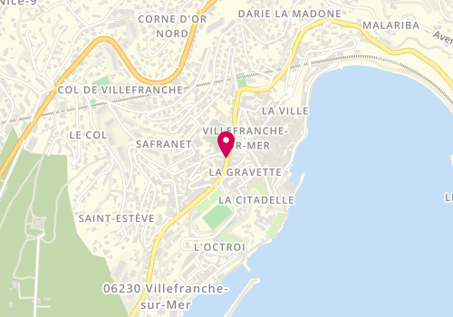 Plan de LORCY Anaïs, 9 Avenue Albert 1er, 06230 Villefranche-sur-Mer