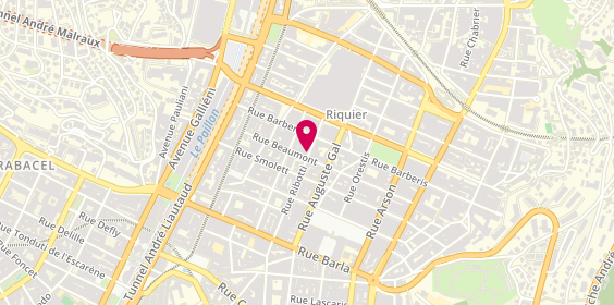 Plan de CECAT Christelle, 25 Rue Ribotti, 06300 Nice