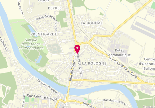 Plan de DUSSAU Laurianne, 31 Rue Paul Duthil, 40800 Aire-sur-l'Adour