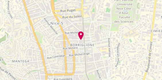 Plan de NOVEMBRE Cédric, 3 Rue Parmentier, 06100 Nice