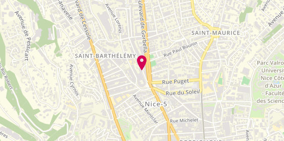 Plan de BREST Pascale, 19 Avenue Saint Barthelemy, 06100 Nice
