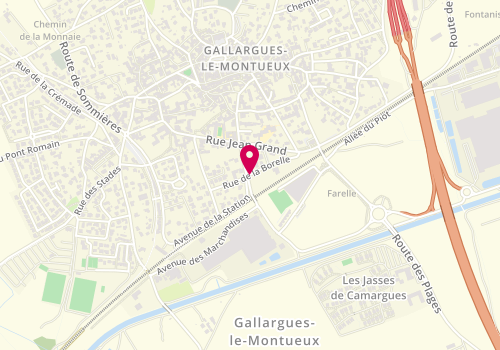 Plan de BRUN-MAURIN Pascale, 1 Rue de la Borelle, 30660 Gallargues-le-Montueux