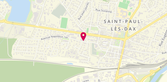 Plan de SARDAIN Aurélie, 6 Avenue Napoleon 1er, 40990 Saint-Paul-lès-Dax