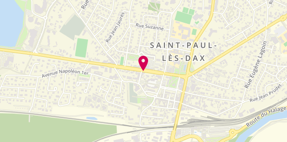 Plan de CASTAGNET Delphine, 283 Avenue de la Resistance, 40990 Saint-Paul-lès-Dax
