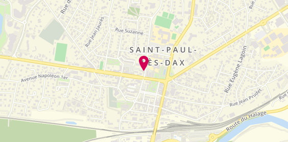 Plan de Le DANTEC Marie-Estelle, 35 Rue Jean Oddos, 40990 Saint-Paul-lès-Dax