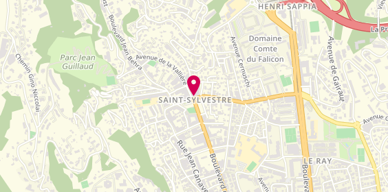 Plan de DENIS Katy, 24 Avenue Saint Sylvestre, 06100 Nice