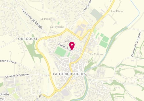 Plan de FRETAULT Laurence, 85 Rue du parc, 84240 La Tour-d'Aigues