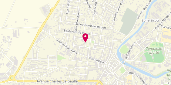 Plan de HUET Céline, Place Bosquet, 81300 Graulhet