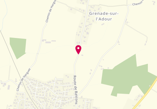 Plan de TACHON Jocelyne, 876 Route de Bascons, 40270 Grenade-sur-l'Adour