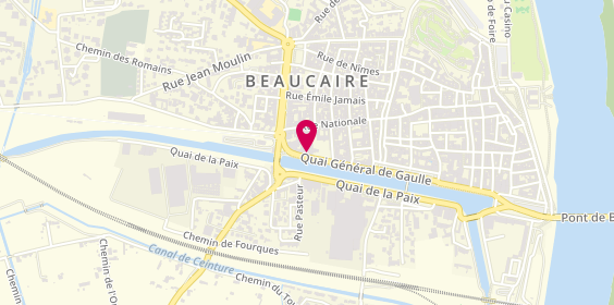 Plan de ROUSSEL Sabine, 4 Quai du General de Gaulle, 30300 Beaucaire
