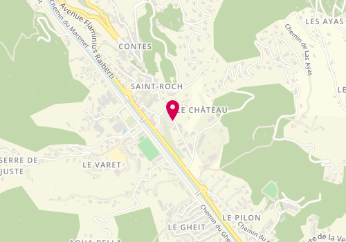 Plan de PAQUET Fatiha, 170 Chemin de la Gendarmerie, 06390 Contes