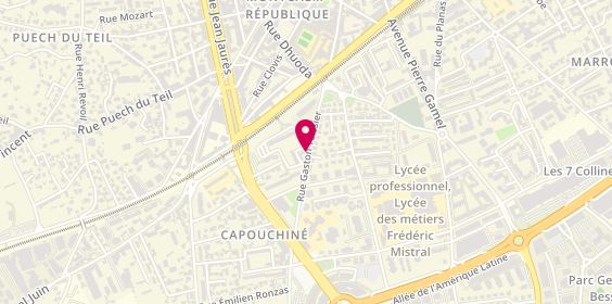 Plan de FLAMENT Sylvie, 228 Rue Gaston Tessier, 30900 Nîmes