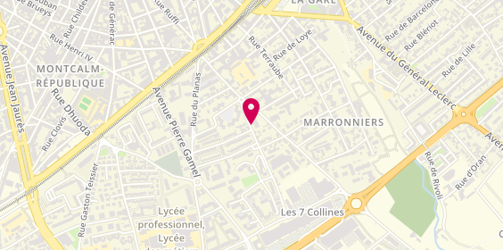 Plan de CREGUT Marion, 113 Chemin du Mas de Boudan, 30900 Nîmes