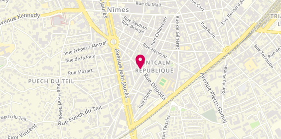 Plan de DELACRE François, 14 Rue Dhuoda, 30900 Nîmes
