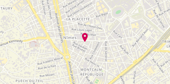 Plan de NOUIRI Karim, 15 Rue de la Casernette, 30900 Nîmes