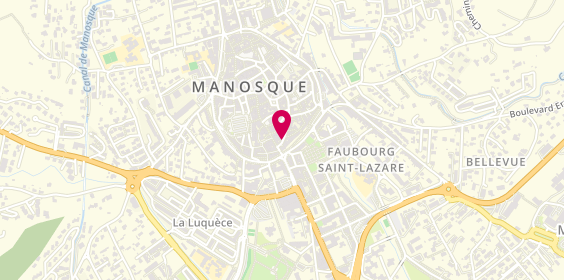Plan de BATOU Youssef, 9 Rue de la Saunerie, 04100 Manosque