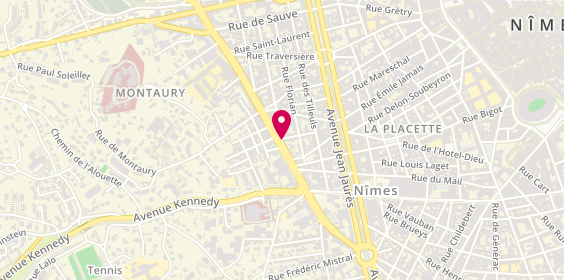 Plan de FORT Caroline, 22 Avenue Georges Pompidou, 30900 Nîmes