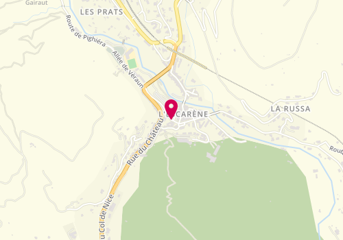 Plan de LETIZI Nathalie, 30 Place Carnot, 06440 L'Escarène