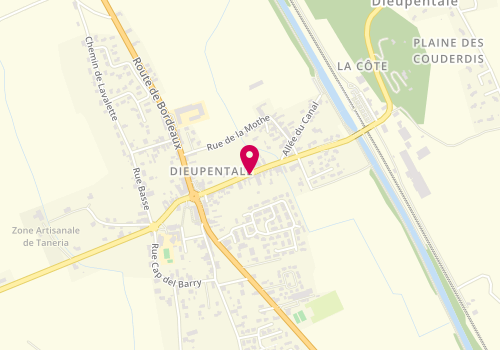 Plan de FILIPPI Aurélie, 33 Bis Rue du General Larroque, 82170 Dieupentale