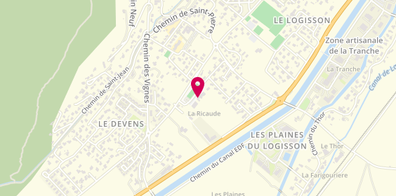 Plan de PILLOT Mathilde, 10 Place de la Ricaude, 04180 Villeneuve