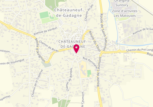 Plan de CARLET Sylvie, 60 Place du Felibrige, 84470 Châteauneuf-de-Gadagne