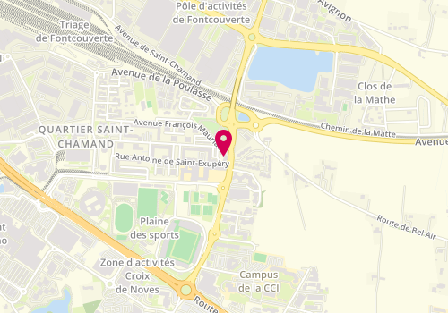Plan de BREYSSE Edmond, 18 Rue Antoine Saint Exupéry, 84000 Avignon