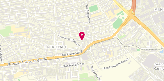 Plan de ESTELLON Marjorie, 1 Rue des Frères Brian, 84000 Avignon