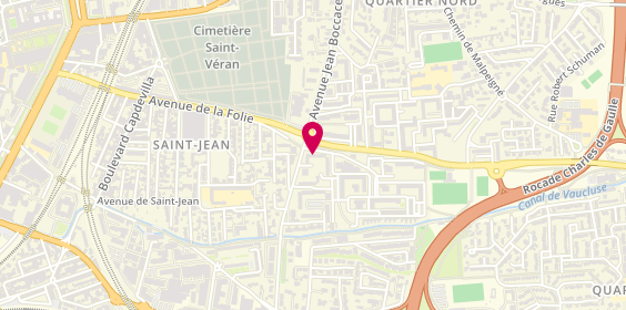 Plan de AVRIL Yaëlle, 5 Place de Sienne, 84000 Avignon