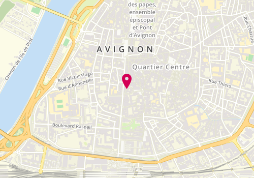Plan de SANTONI Andrée, 23 Rue Théodore Aubanel, 84000 Avignon