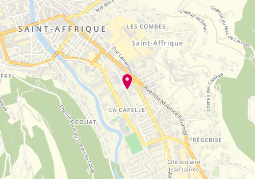 Plan de BRENGUES Stéphanie, 1 Boulevard Ernest Cavalier, 12400 Saint-Affrique