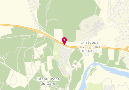 Plan de ESPANA Amandine, 75 Route de Remoulins, 30210 Vers-Pont-du-Gard